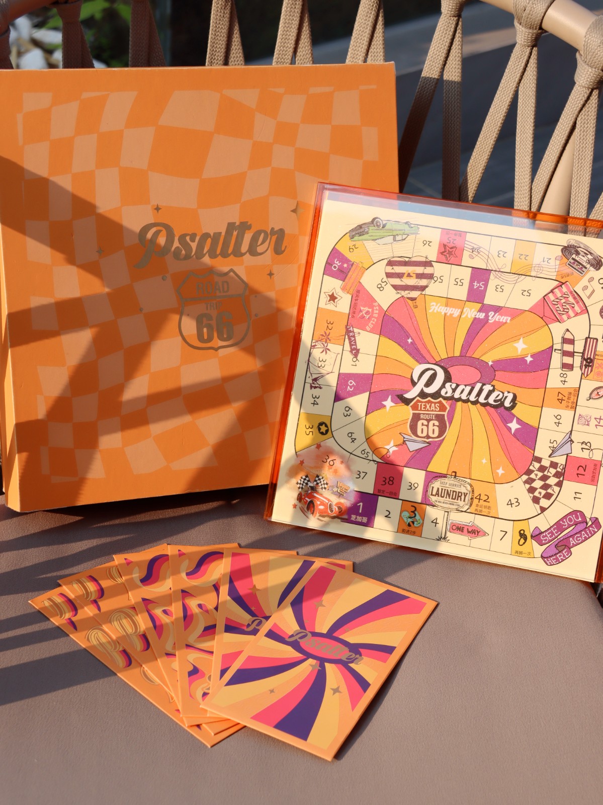 500pcs Route 66 Flying Chess for Singapore Annual Dinner;