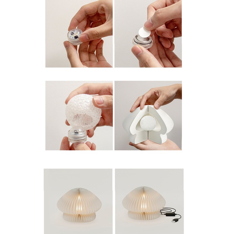 500pcs Paper Jellyfish Lamps for Singapore Annual Dinner